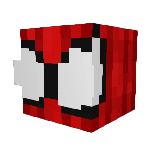 FreddyPluas05 Minecraft avatar head, 3D render