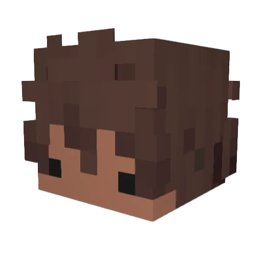FreddySSS Minecraft avatar head, 3D render