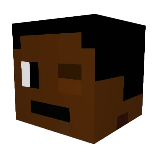 FreddyWap1738 Minecraft avatar head, 3D render