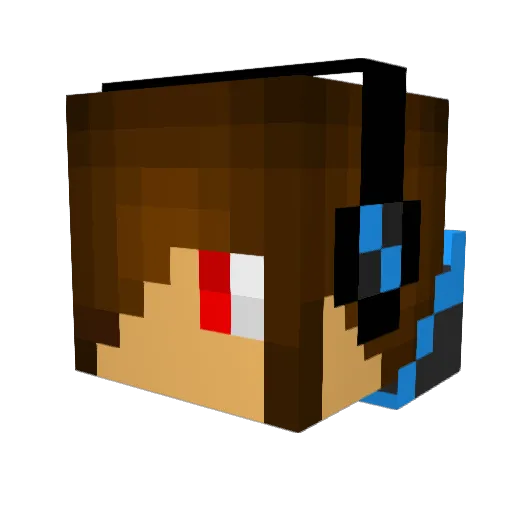 Freddy_MCcall Minecraft avatar head, 3D render