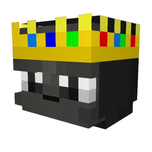 Freddy__Plays Minecraft avatar head, 3D render