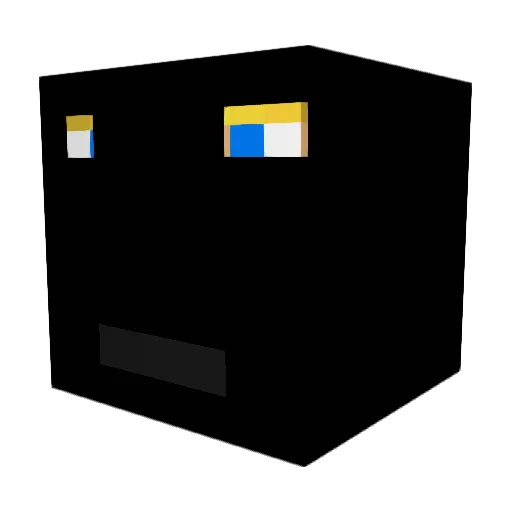 Freddyblaze Minecraft avatar head, 3D render