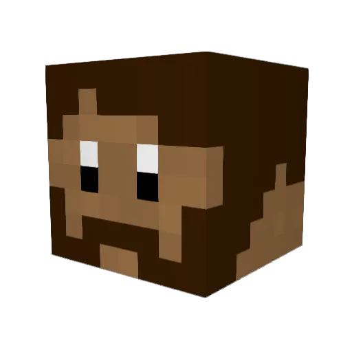 Freddyg101 Minecraft avatar head, 3D render
