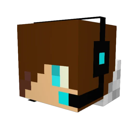 Freddys150 Minecraft avatar head, 3D render