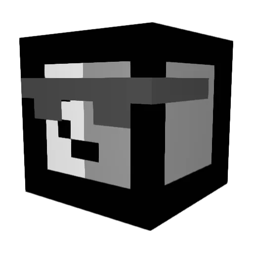 FredeDD Minecraft avatar head, 3D render