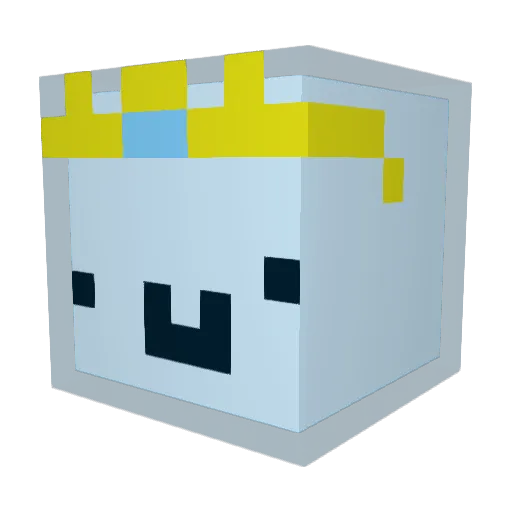 FredeFutte Minecraft avatar head, 3D render