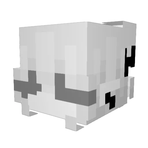 Frederick52 Minecraft avatar head, 3D render