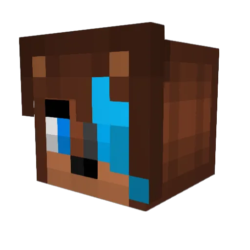 Frederick_Grimm Minecraft avatar head, 3D render
