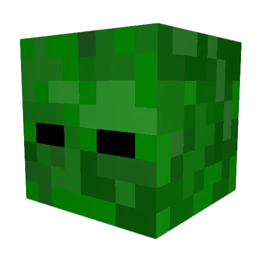 Frederyg Minecraft avatar head, 3D render