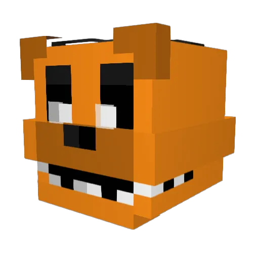 Fredikacper Minecraft avatar head, 3D render