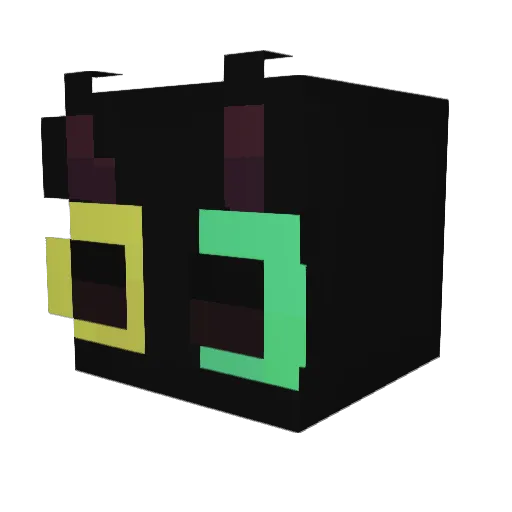 FredoDK100 Minecraft avatar head, 3D render
