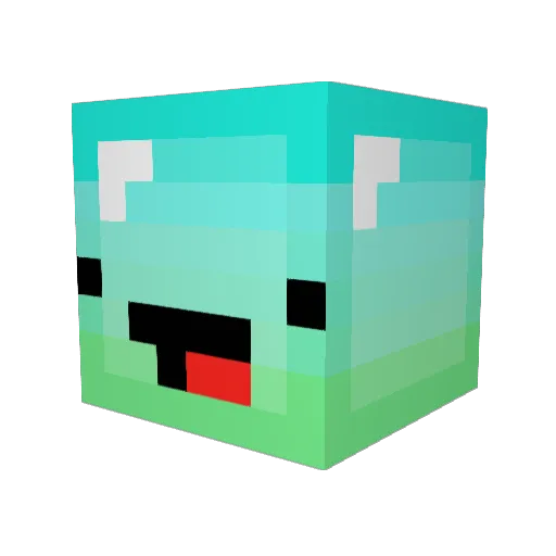 Fredrik042 Minecraft avatar head, 3D render
