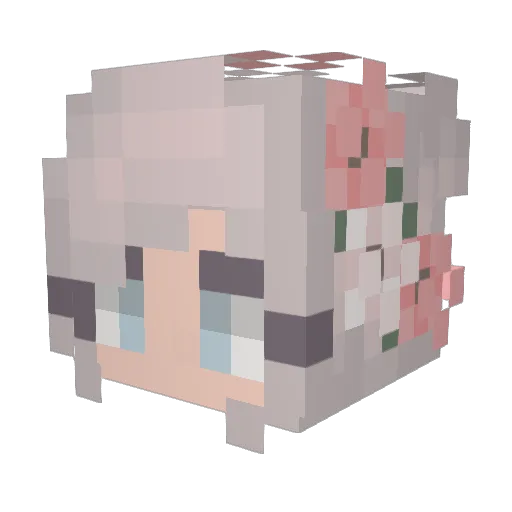 FredrikH2004 Minecraft avatar head, 3D render