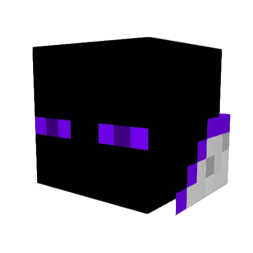 Fredywhite Minecraft avatar head, 3D render
