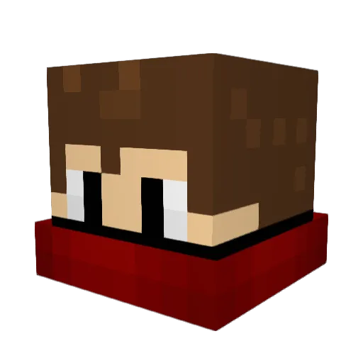 Free123 Minecraft avatar head, 3D render