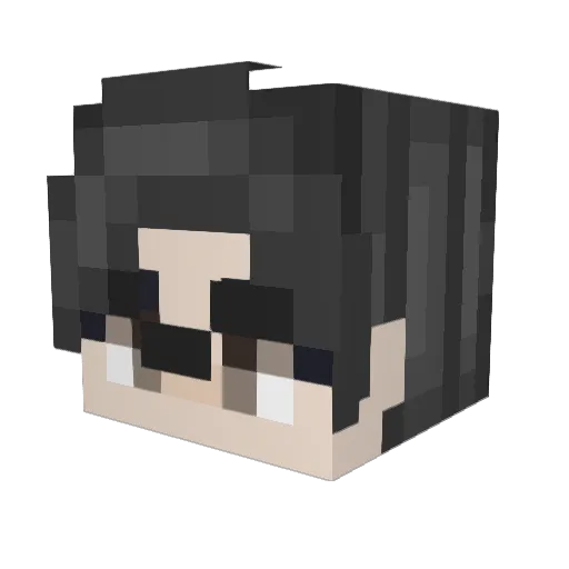 FreeCeLLs Minecraft avatar head, 3D render