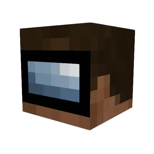 FreeGanker Minecraft avatar head, 3D render