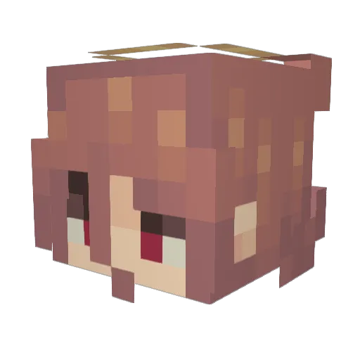FreeRangeSnowman Minecraft avatar head, 3D render