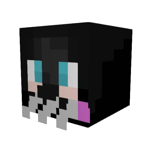 FreeUseGimp Minecraft avatar head, 3D render