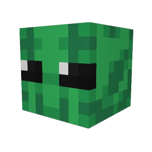 Free_Be Minecraft avatar head, 3D render