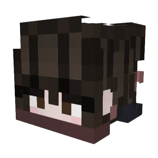 Free_Earth Minecraft avatar head, 3D render