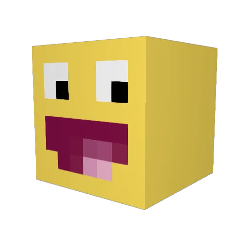 Free_Gold Minecraft avatar head, 3D render