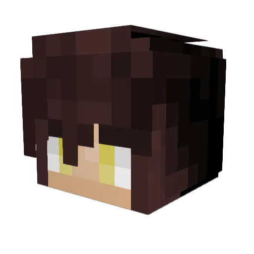 Free__Feng Minecraft avatar head, 3D render