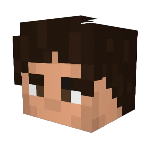 FreedFromDesire Minecraft avatar head, 3D render