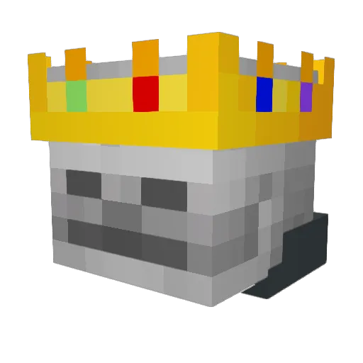 Freede18 Minecraft avatar head, 3D render