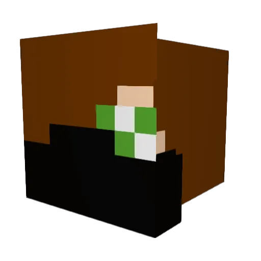 Freedom217 Minecraft avatar head, 3D render