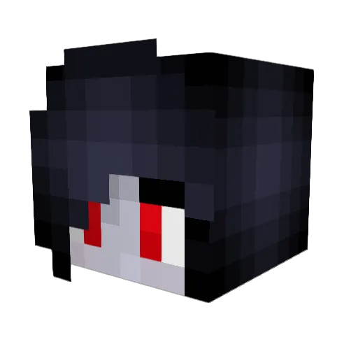 FreedomChicken Minecraft avatar head, 3D render