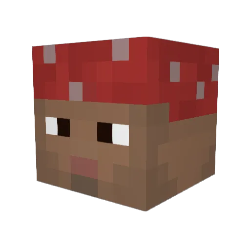 FreedomClub Minecraft avatar head, 3D render