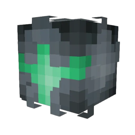 FreedomDiver1 Minecraft avatar head, 3D render