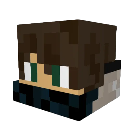 FreedomFighter_X Minecraft avatar head, 3D render