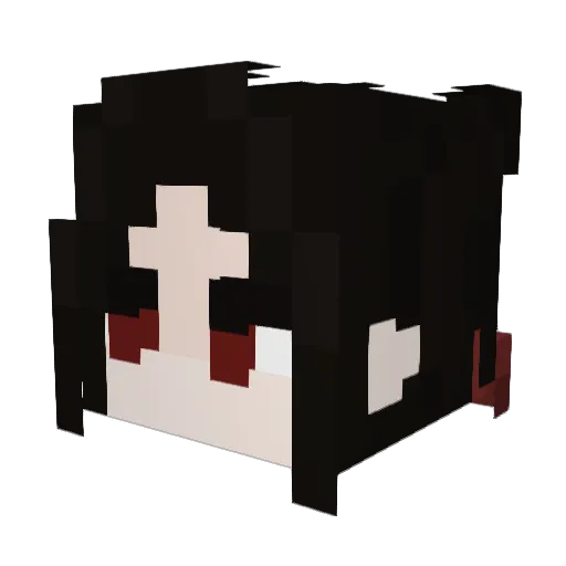FreedomWings Minecraft avatar head, 3D render