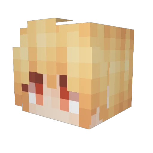 Freedom_2017 Minecraft avatar head, 3D render
