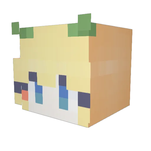Freedom_SKY Minecraft avatar head, 3D render