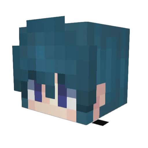 Freedomviper Minecraft avatar head, 3D render