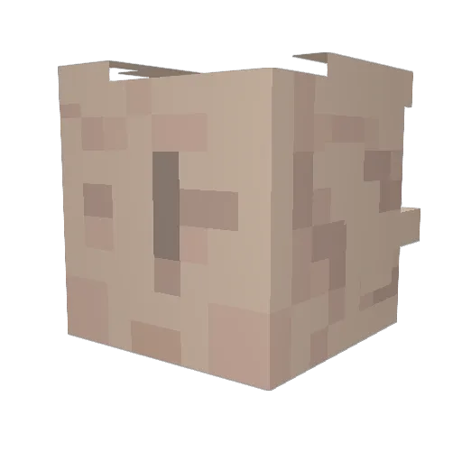 Freehaze Minecraft avatar head, 3D render