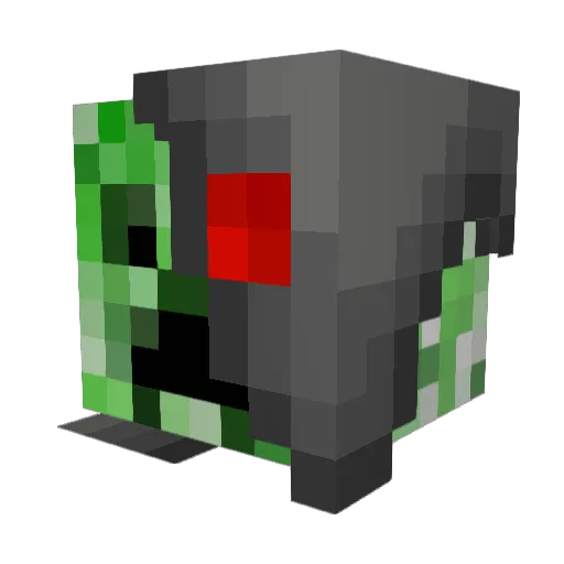 FreelanceLP Minecraft avatar head, 3D render