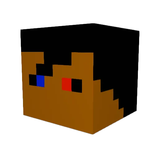 FreelancerNG Minecraft avatar head, 3D render