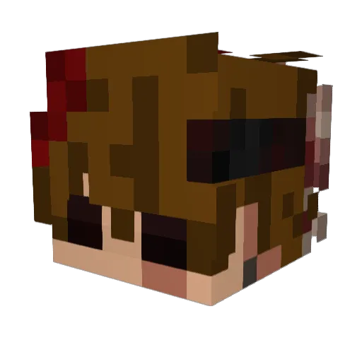 FreesEz Minecraft avatar head, 3D render
