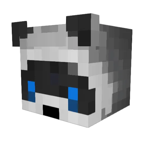 Freesia20 Minecraft avatar head, 3D render