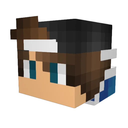 Freestyle_Gam1ng Minecraft avatar head, 3D render