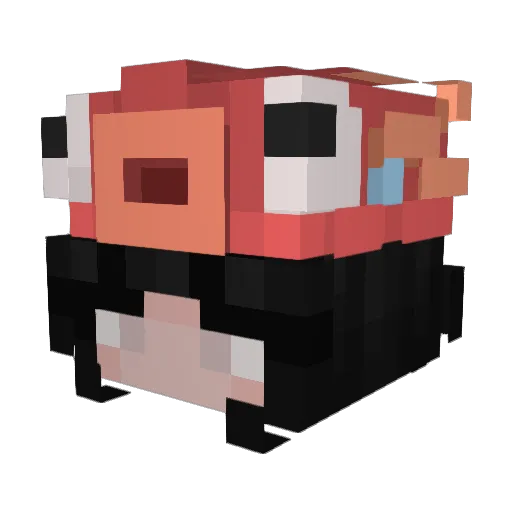 Freetopye Minecraft avatar head, 3D render