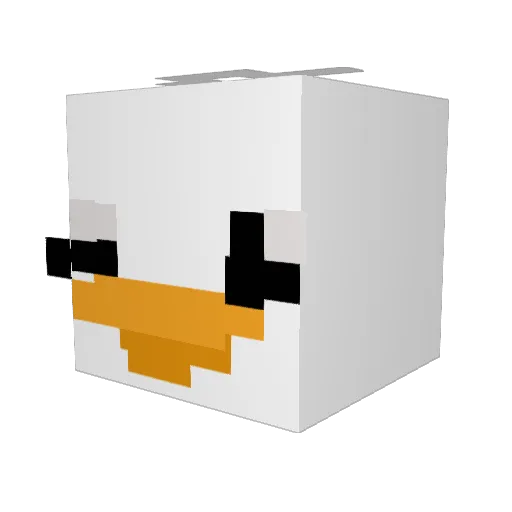 Freewave1 Minecraft avatar head, 3D render