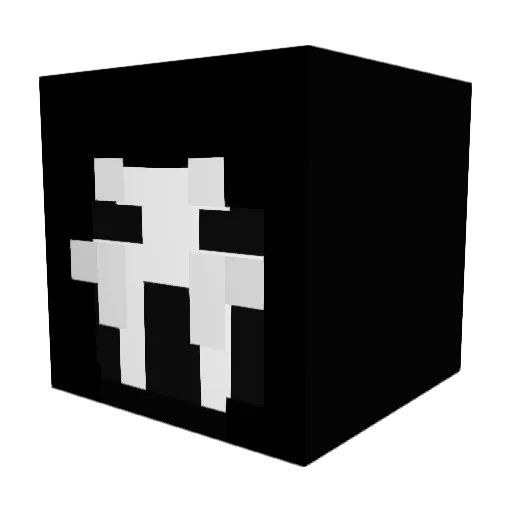 FreezeInc Minecraft avatar head, 3D render