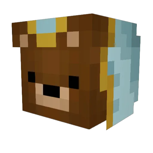 FreezeLP Minecraft avatar head, 3D render