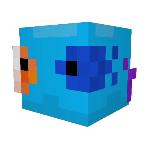 FreezeNova Minecraft avatar head, 3D render