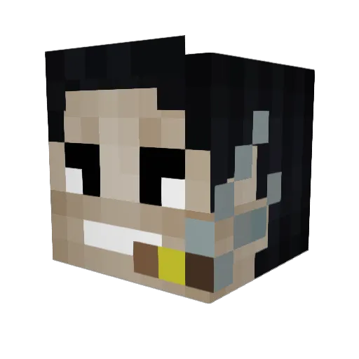 Freezer_games Minecraft avatar head, 3D render